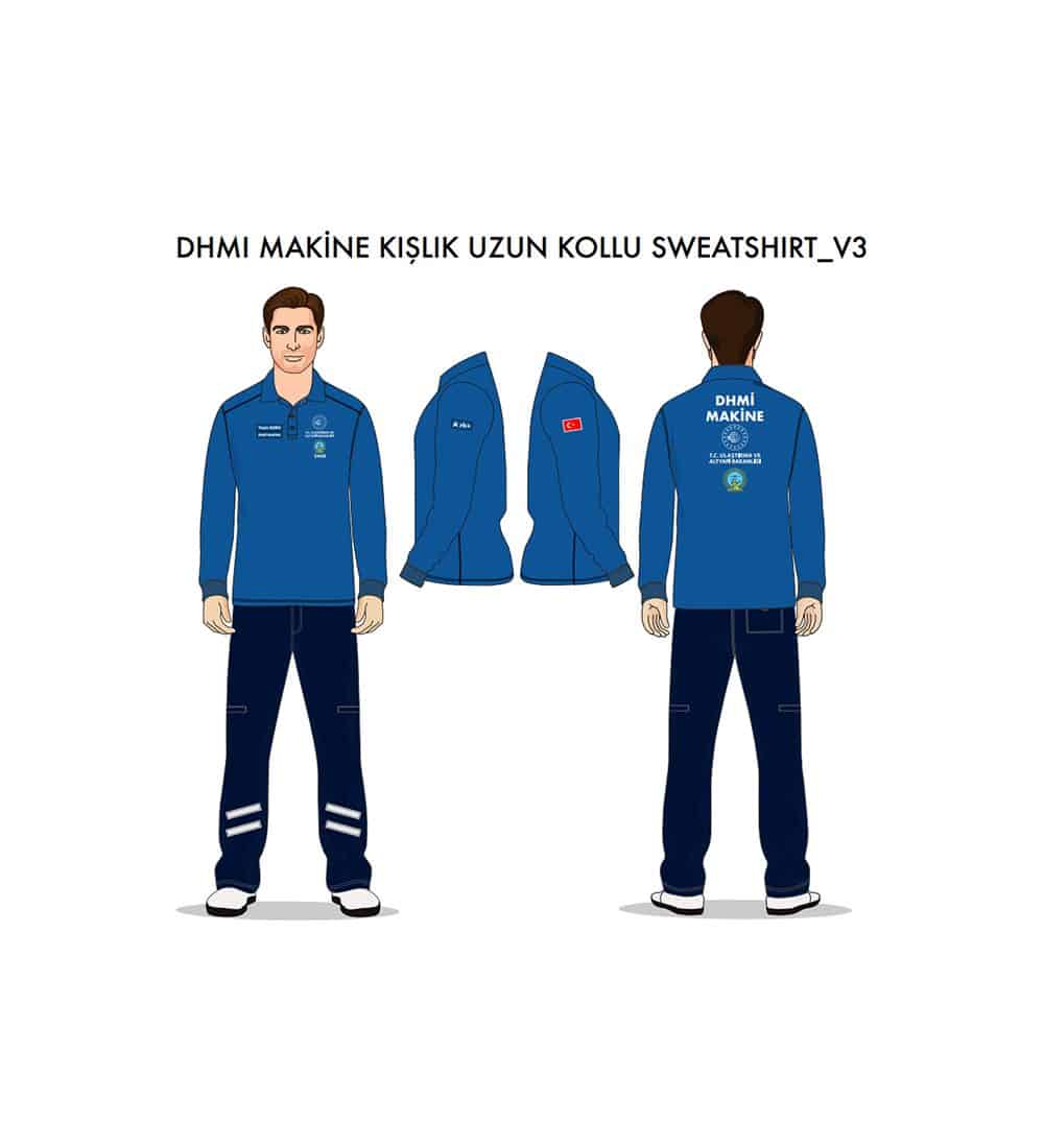 DHMİ Makine Görev Kıyafetleri